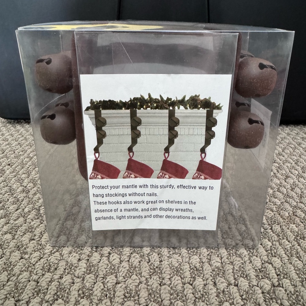 Hobby Lobby Brown Stocking Mantle Hooks